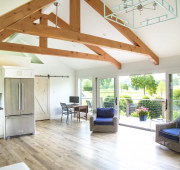 Pool house Interior